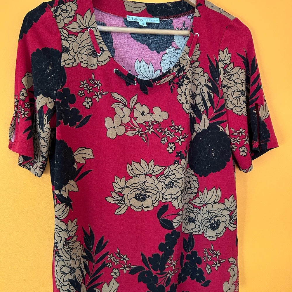 Eloquii Pink Peter Pan Collar Blouse